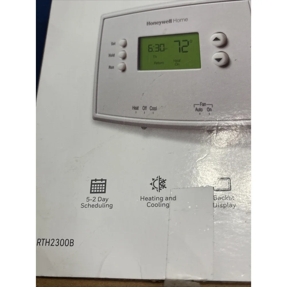 Honeywell 5-2 Day Programmable Thermostat (RTH2300B1038) - Untested